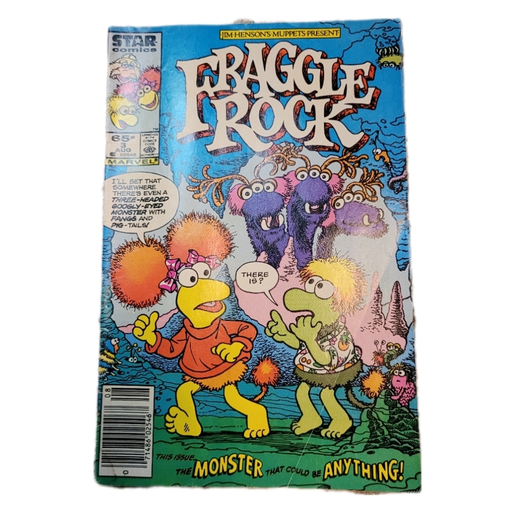 Star Comics - Marvel FRAGGLE ROCK Comic Book, The Monster That Could Be Anything